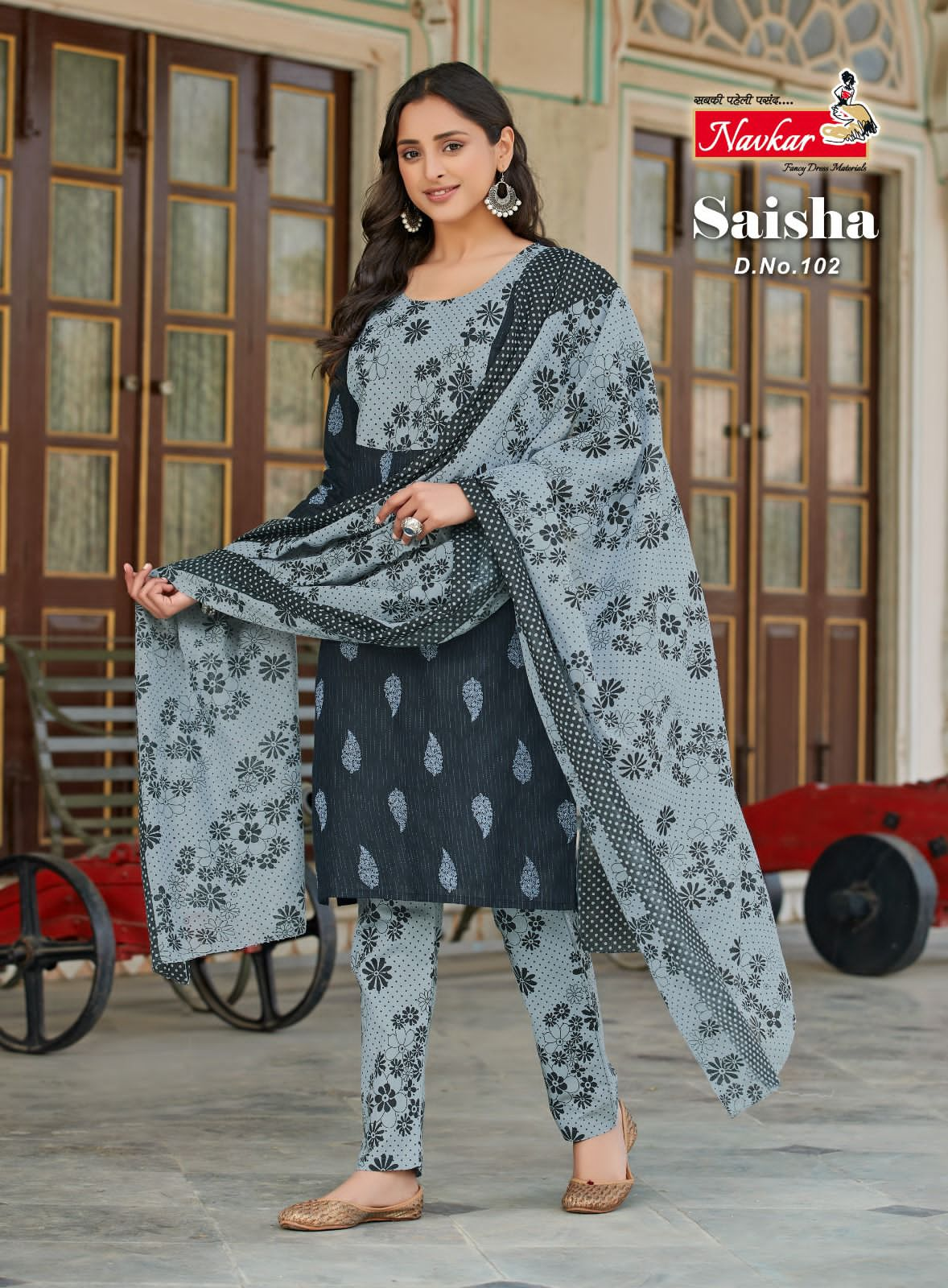 Saisha Navkar Regular Wear Wholesale Cotton Salwar Suit Catalog